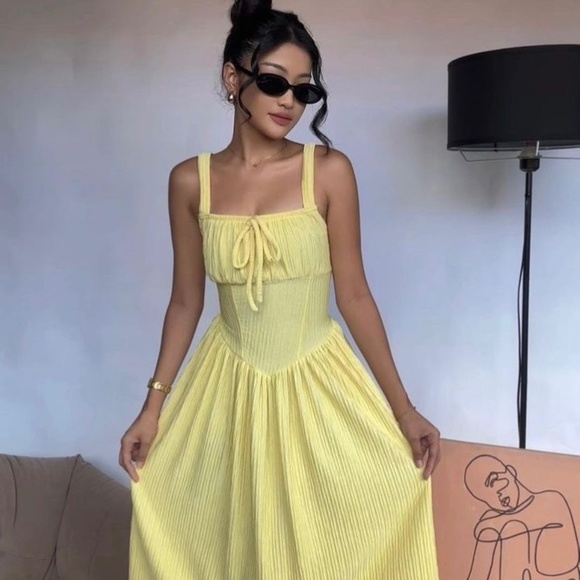 Jam&Jo Clothing Dresses & Skirts - Coleen dress (Yellow)
